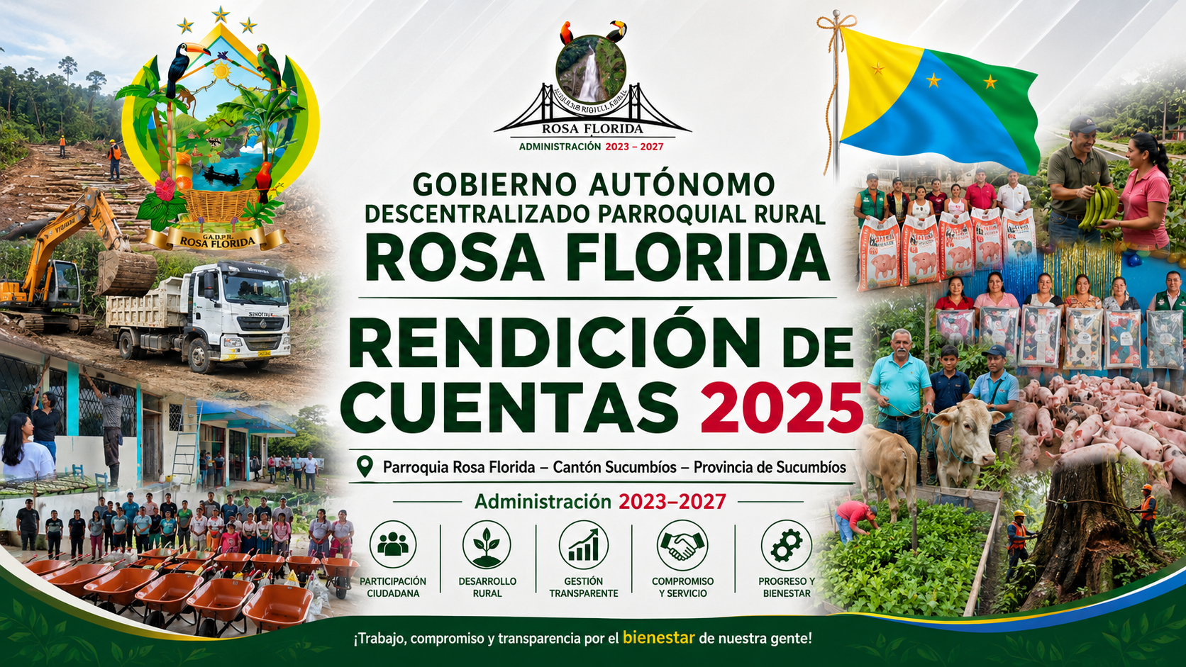 Rendición de Cuentas 2025 - GAD Parroquial Rosa Florida